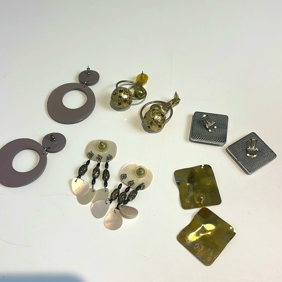Vintage 80’s earrings lot - Picture 4 of 7